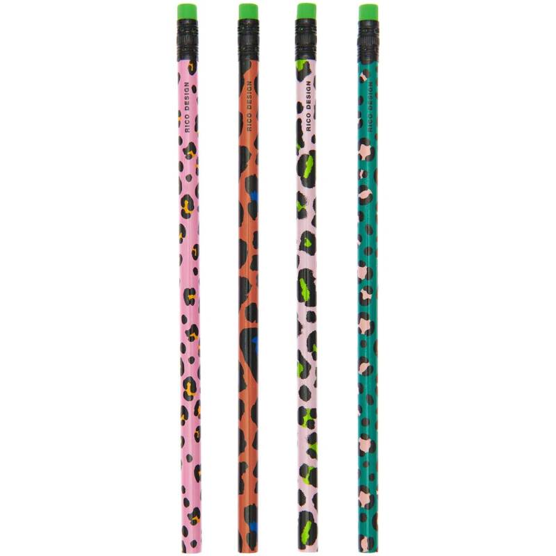 Paper Poetry Bleistifte Acid Leo 4er-Set von Rico Design