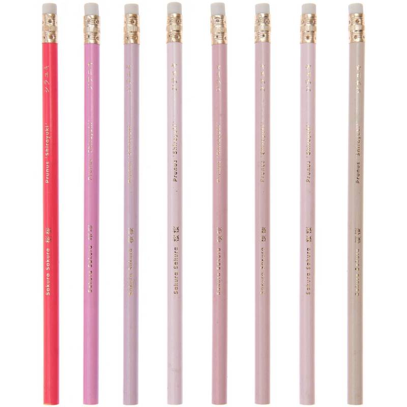 Paper Poetry Bleistifte All shades of Sakura 8er-Set von Rico Design