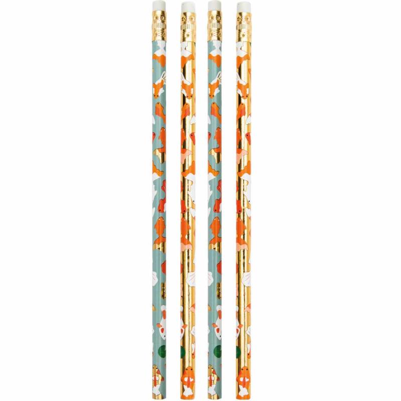 Paper Poetry Bleistifte Jardin Japonais Kois 4er-Set von Rico Design