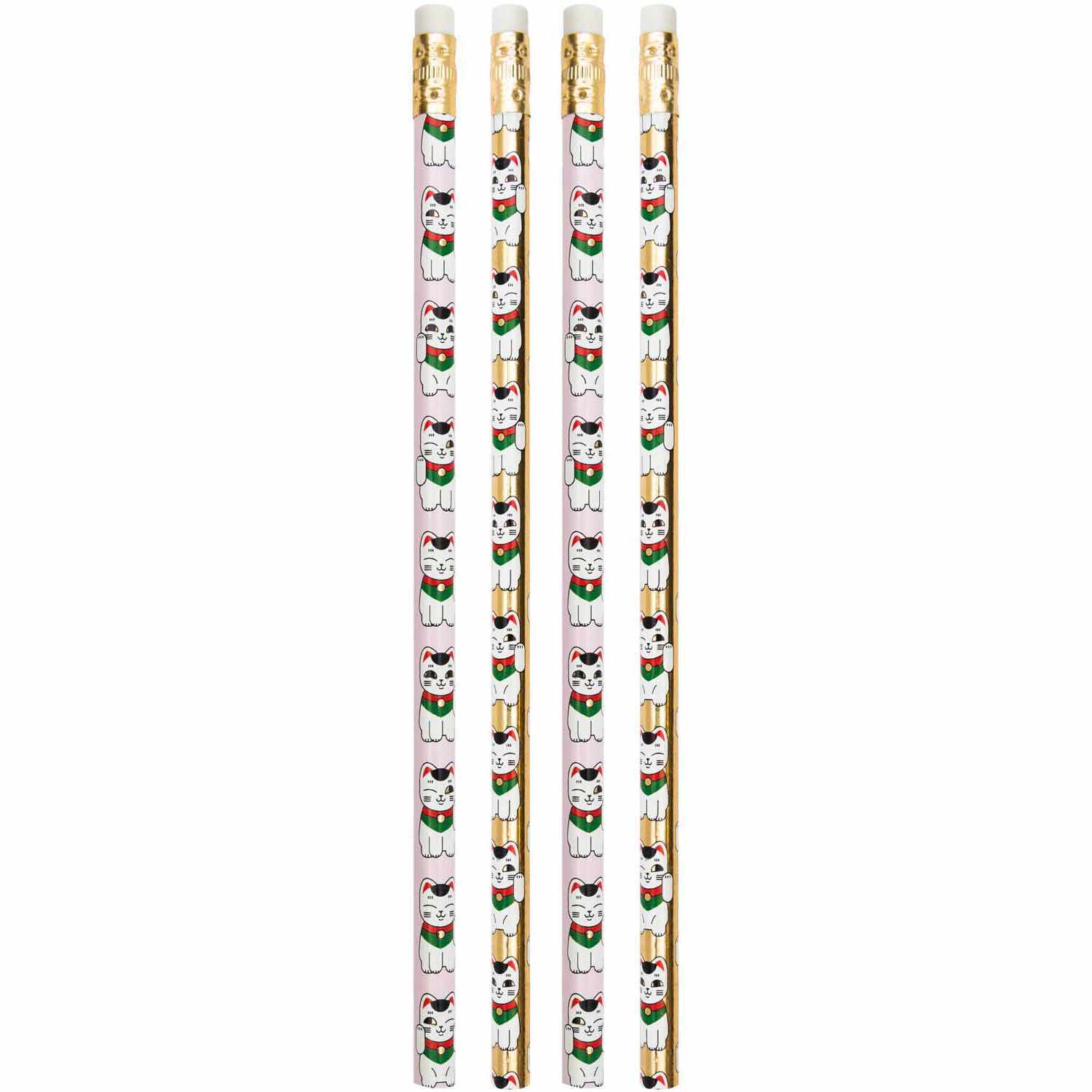 Paper Poetry Bleistifte Jardin Japonais Winkekatze 4er-Set Paper Poetry Bleistifte Jardin Japonais Winkekatze 4er-Set von Rico Design