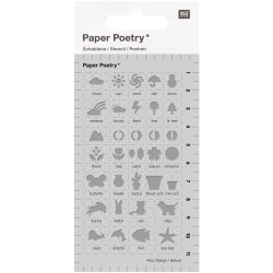 Paper Poetry Bullet Diary Schablone Outdoor 7x12cm Paper Poetry Bullet Diary Schablone Outdoor 7x12cm von Rico Design
