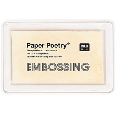 Paper Poetry Embossing Stempelkissen transparent von Rico Design