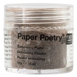 Paper Poetry Embossingpuder kiesel 10g von Rico Design