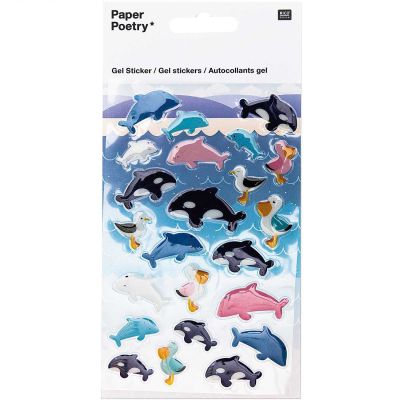 Paper Poetry Gelsticker Delfine Paper Poetry Gelsticker Delfine von Rico Design