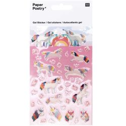 Paper Poetry Gelsticker Einhörner Paper Poetry Gelsticker Einhörner von Rico Design