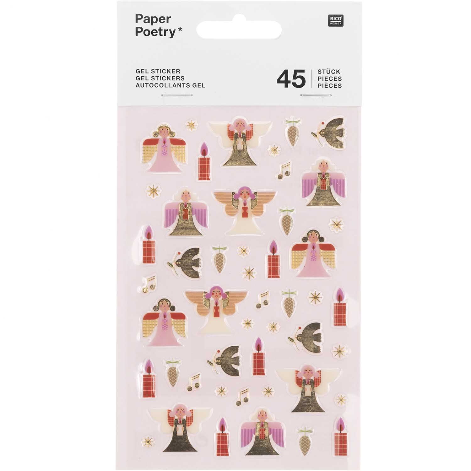 Paper Poetry Gelsticker Engel 1 Blatt Paper Poetry Gelsticker Engel 1 Blatt von Rico Design