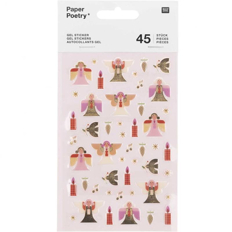 Paper Poetry Gelsticker Engel 1 Blatt Paper Poetry Gelsticker Engel 1 Blatt von Rico Design