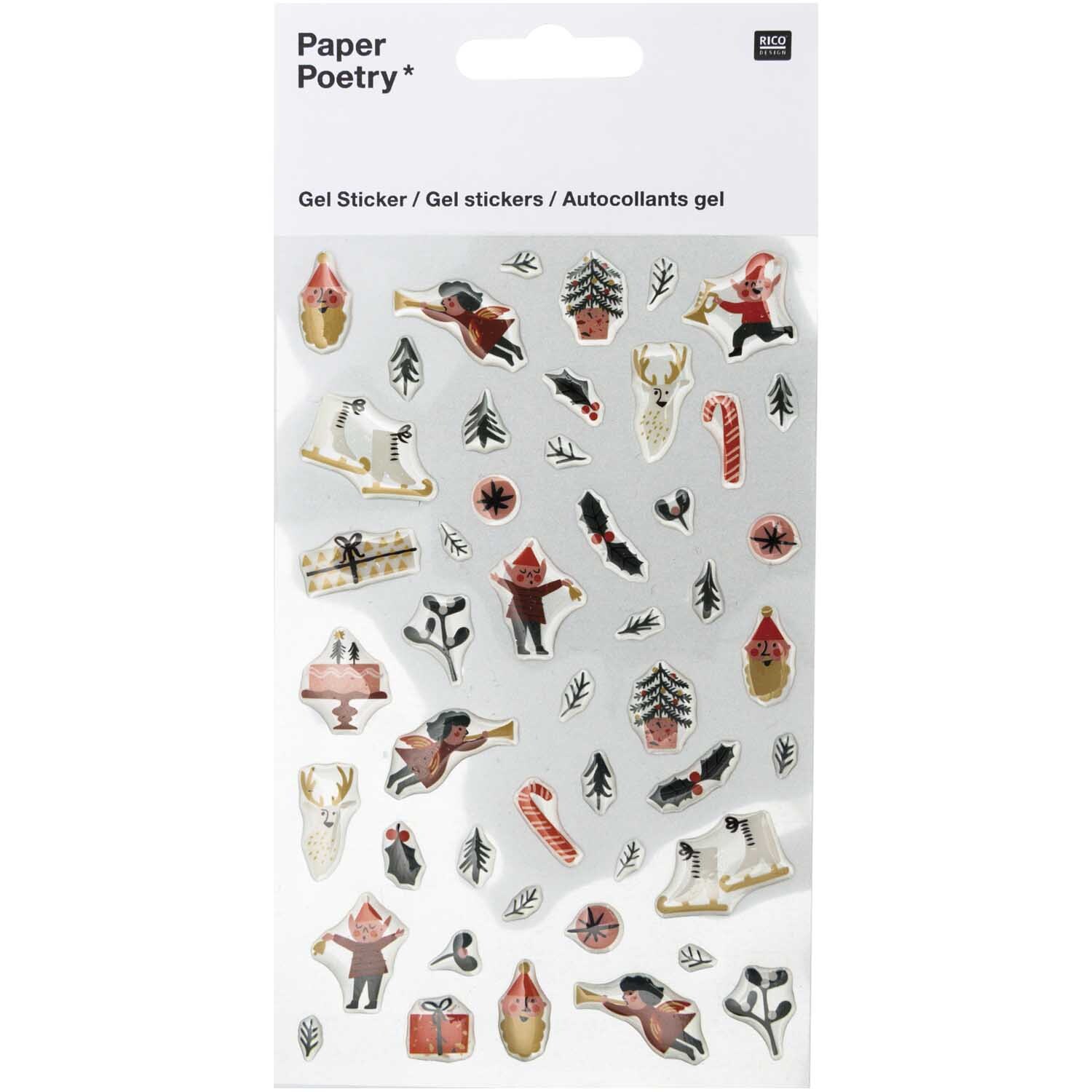 Paper Poetry Gelsticker Jolly Christmas classic Paper Poetry Gelsticker Jolly Christmas classic von Rico Design