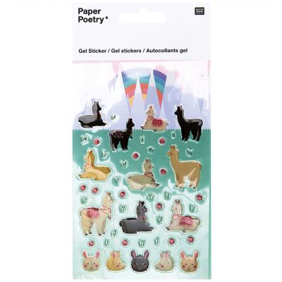 Paper Poetry Gelsticker Lama Paper Poetry Gelsticker Lama von Rico Design