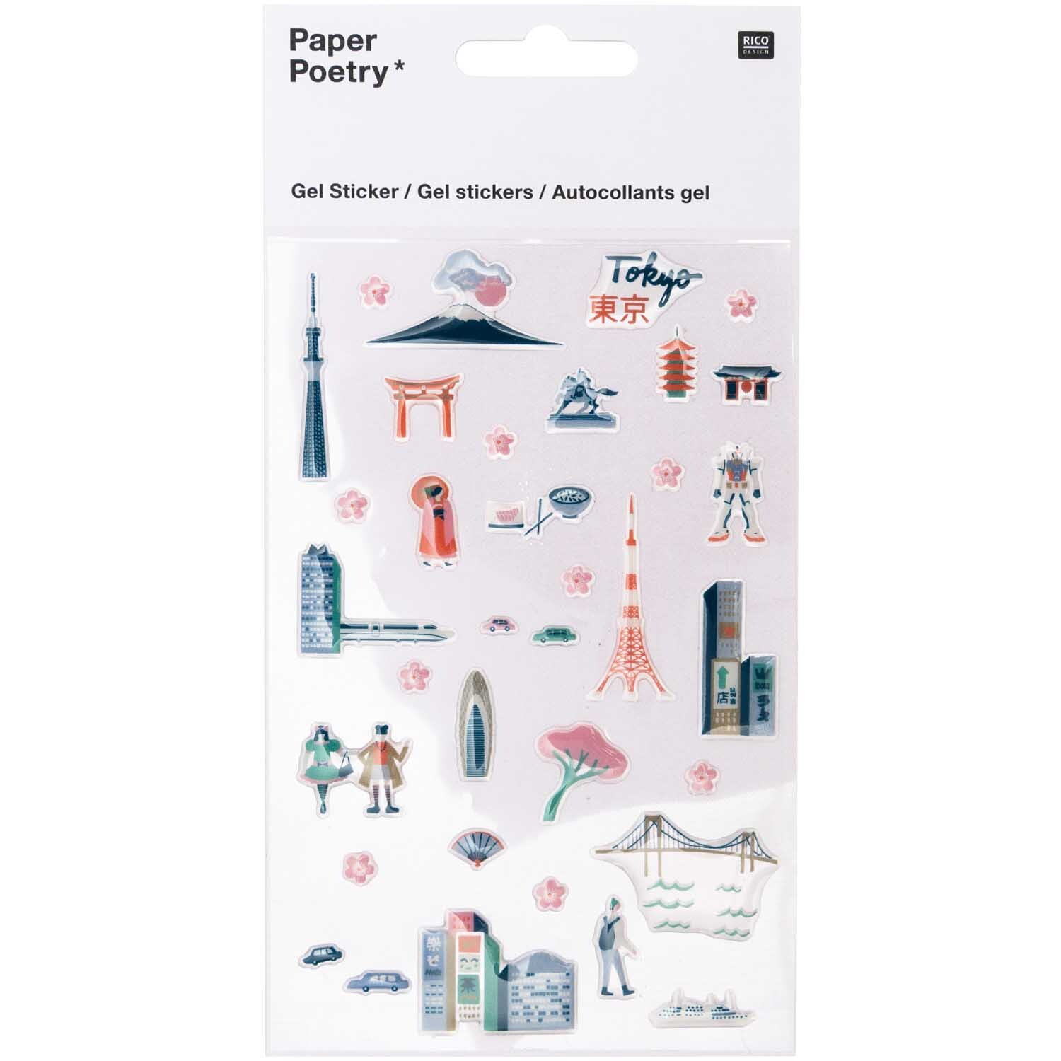 Paper Poetry Gelsticker Tokyo Paper Poetry Gelsticker Tokyo von Rico Design