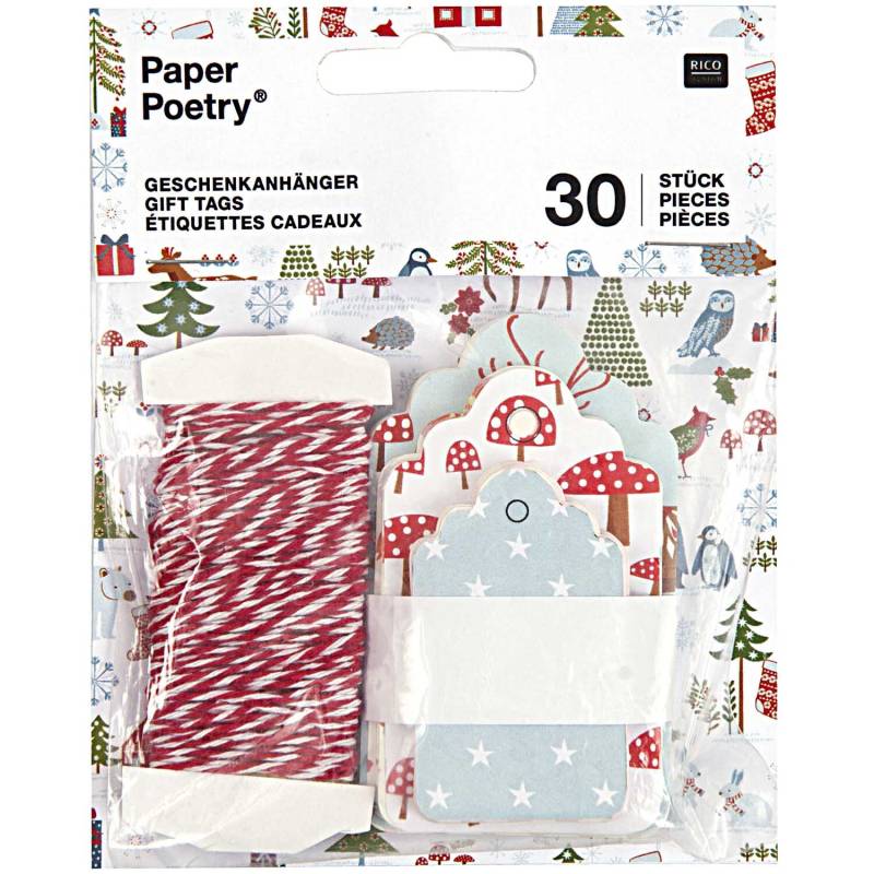 Paper Poetry Geschenkanhänger 30 Stück Paper Poetry Geschenkanhänger 30 Stück von Rico Design
