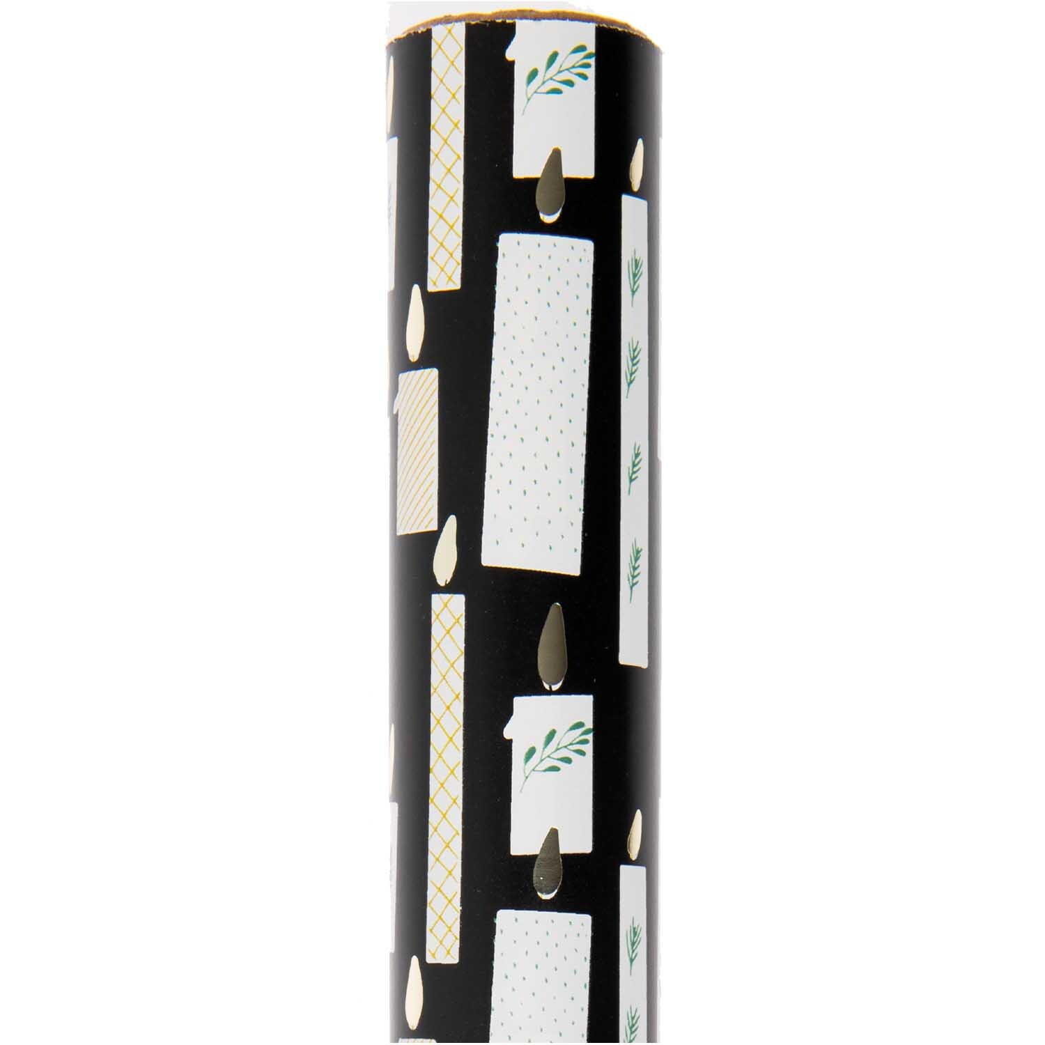 Paper Poetry Geschenkpapier Nostalgic Christmas Kerze schwarz 80cm 2m Hot Foil Paper Poetry Geschenkpapier Nostalgic Christmas Kerze schwarz 80cm 2m Hot Foil von Rico Design