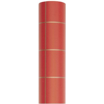 Paper Poetry Geschenkpapier Raster rot-gold 70cm 2m 80g/m² von Rico Design