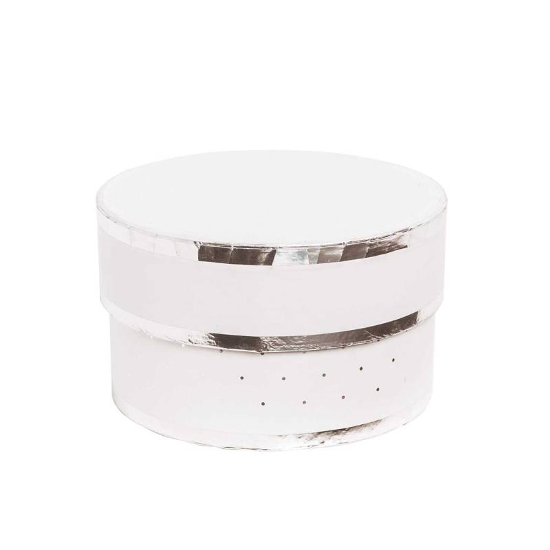 Rico Design Paper Poetry Geschenkschachtel rund weiß 10x6cm von Rico Design