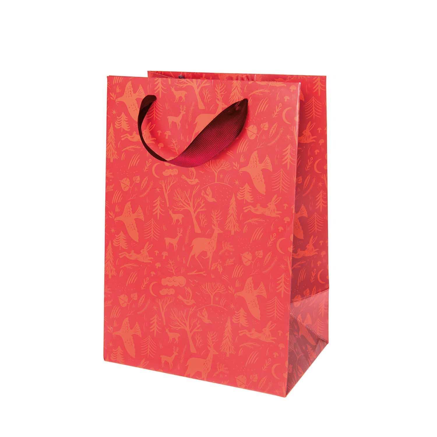 Paper Poetry Geschenktüte Nostalgic Christmas Winterwald rot 18x26x12cm Paper Poetry Geschenktüte Nostalgic Christmas Winterwald rot 18x26x12cm von Rico Design