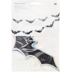 Paper Poetry Girlande Halloween Fledermaus 3m von Rico Design