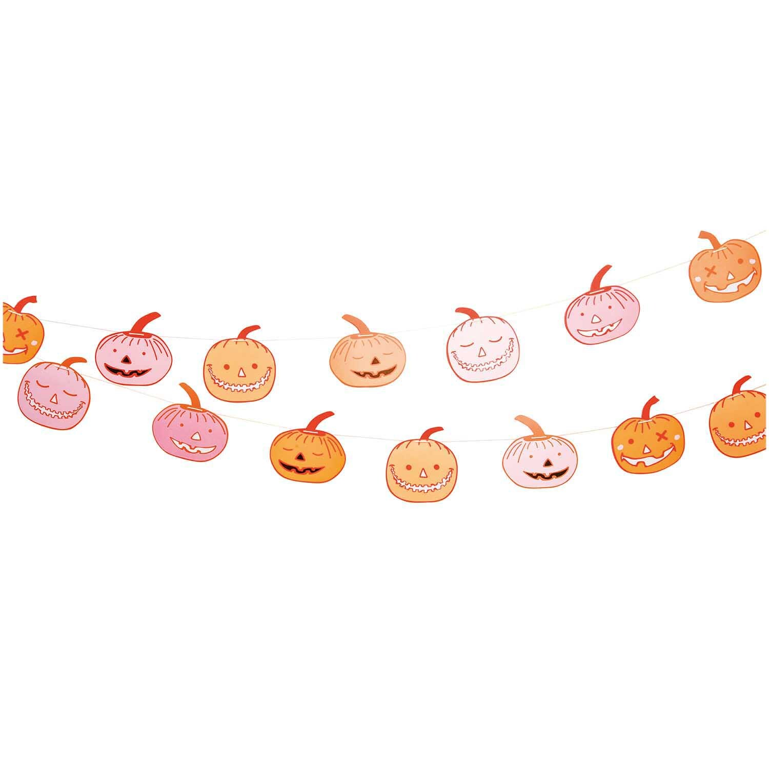 Paper Poetry Girlande Halloween Kürbis 3m von Rico Design