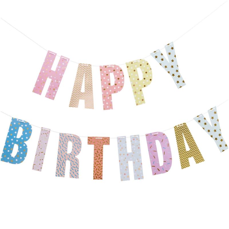 Paper Poetry Girlande Happy Birthday 3m Paper Poetry Girlande Happy Birthday 3m von Rico Design