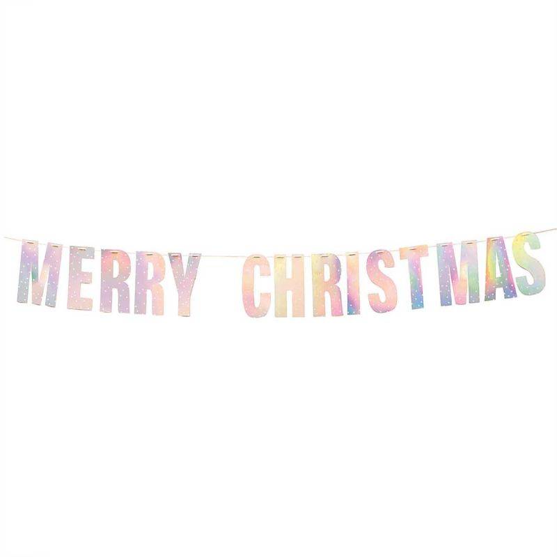 Paper Poetry Girlande Merry Christmas 3m Hot Foil von Rico Design