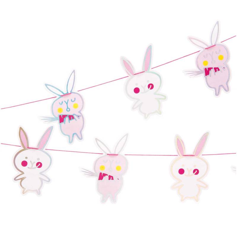 Rico Design Paper Poetry Girlande Wonderland Bunnies 8 Stück 2m von Rico Design