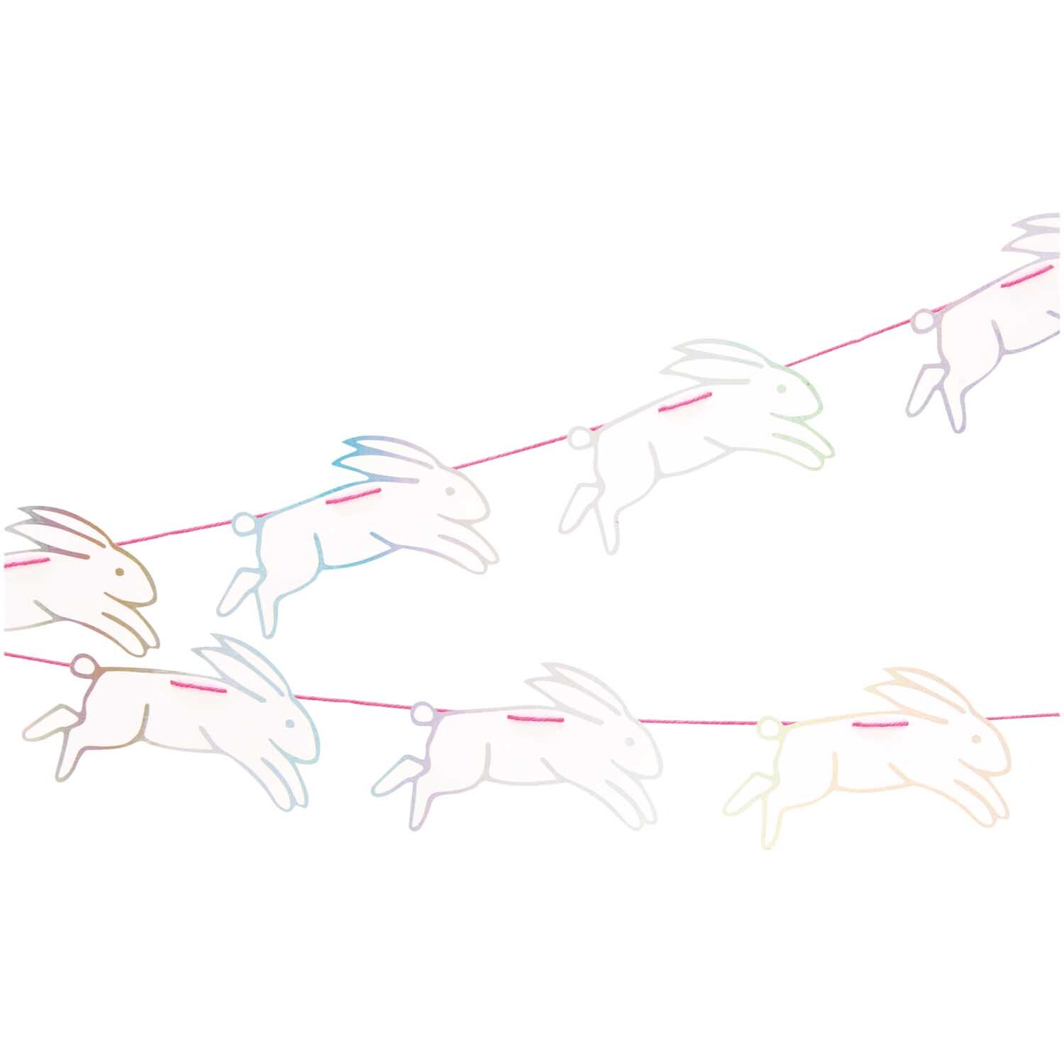 Rico Design Paper Poetry Girlande Wonderland Hasen 8 Stück 2m von Rico Design