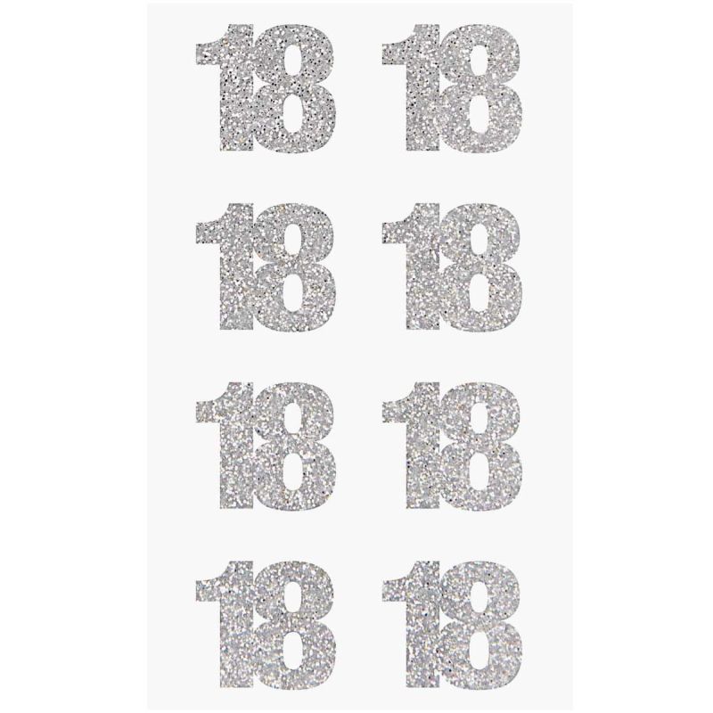 Paper Poetry Glittersticker 18 silber Paper Poetry Glittersticker 18 silber von Rico Design