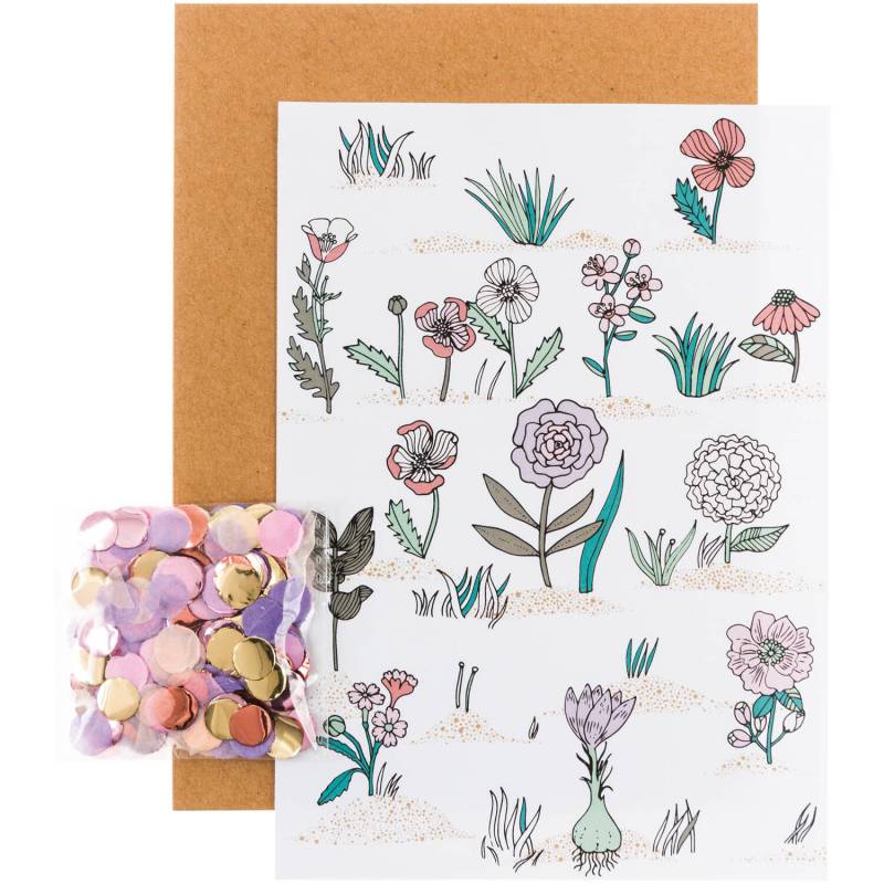 Paper Poetry Grußkartenset Hygge Flowers von Rico Design