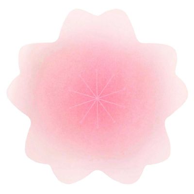 Paper Poetry Haftnotizen Kirschblüte rosa 50 Blatt 80x76mm von Rico Design