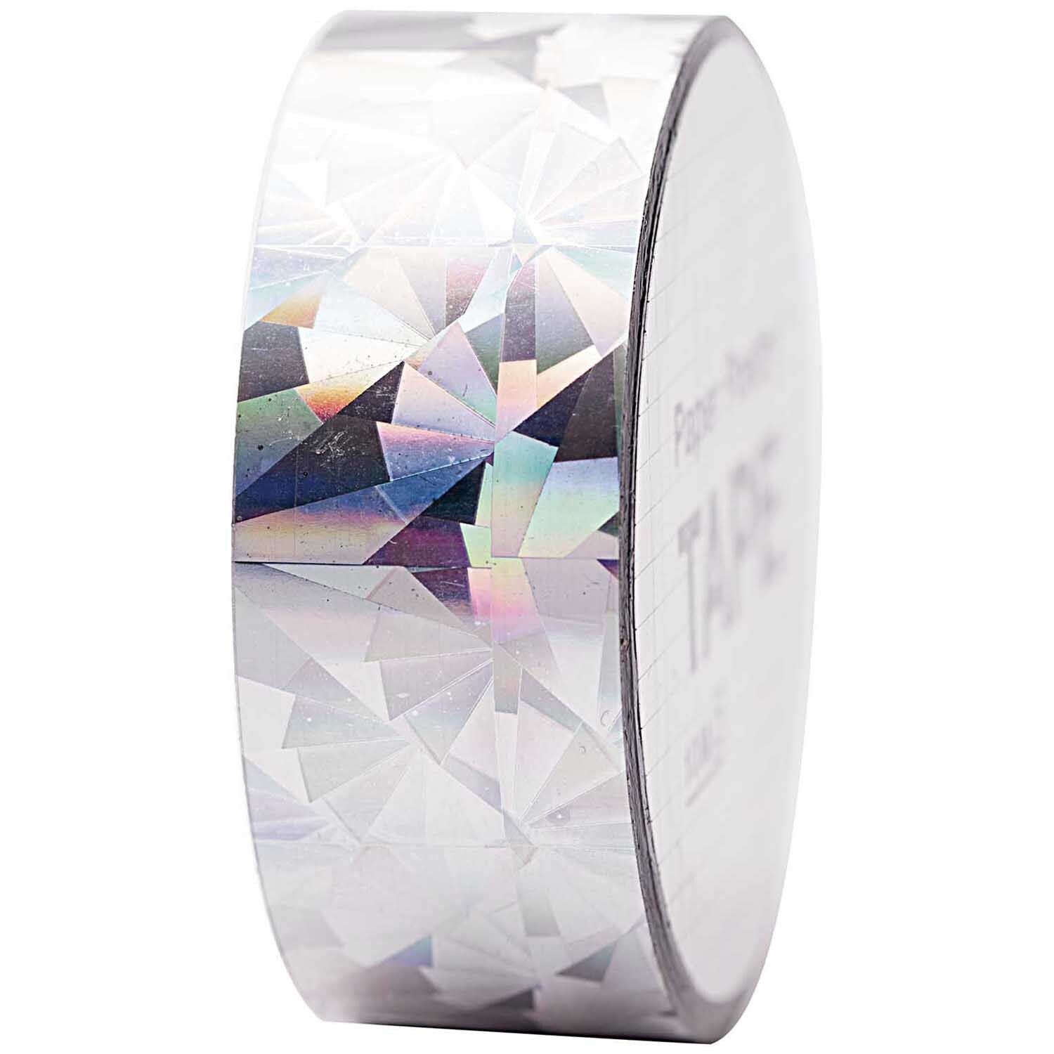 Paper Poetry Holographic Tape Kristall silber 19mm 10m Paper Poetry Holographic Tape Kristall silber 19mm 10m von Rico Design