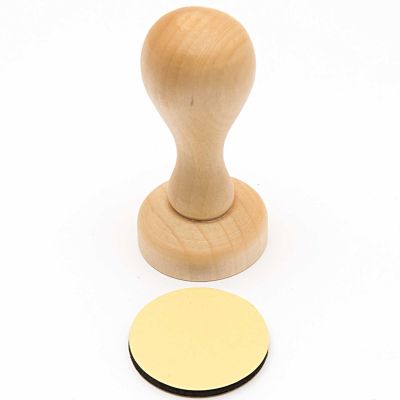 Paper Poetry Holzstempelgriff 4cm rund von Rico Design