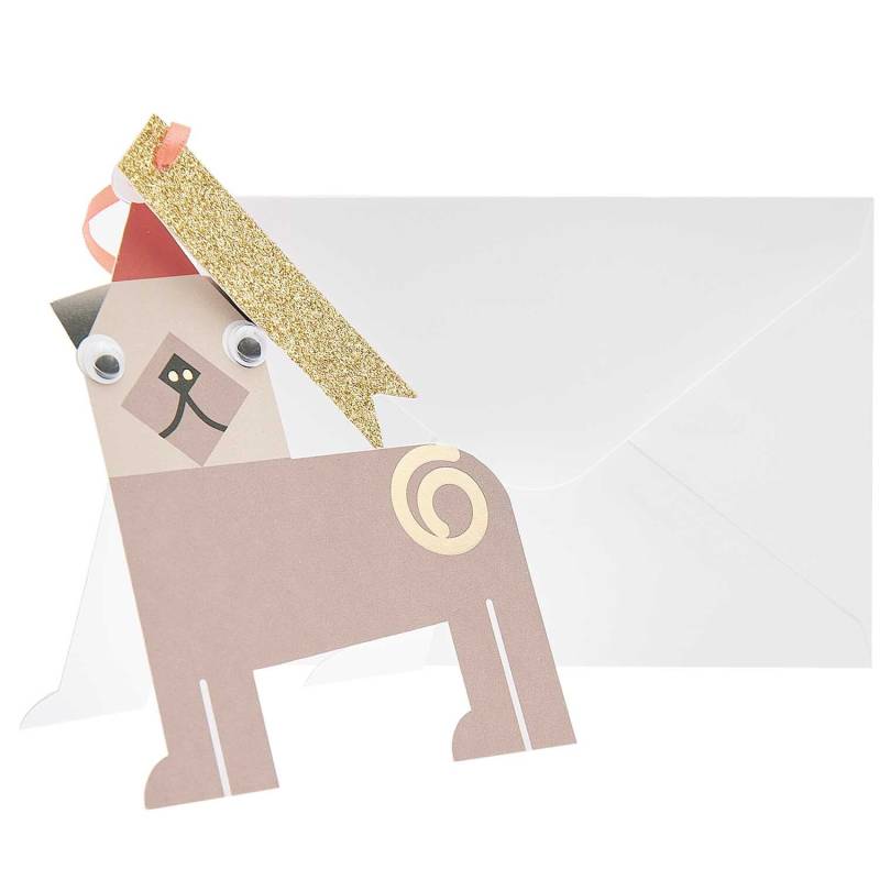 Paper Poetry Kärtchen mit Wackelaugen Mops A7/C7 Paper Poetry Kärtchen mit Wackelaugen Mops A7/C7 von Rico Design
