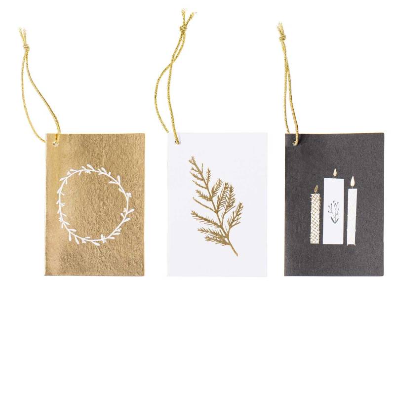 Paper Poetry Kärtchenanhänger Nostalgic Christmas schwarz-gold 6 Stück Paper Poetry Kärtchenanhänger Nostalgic Christmas schwarz-gold 6 Stück von Rico Design