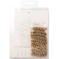 Paper Poetry Kalender zum Besticken immerwährend irisierend mit Garn von Rico Design