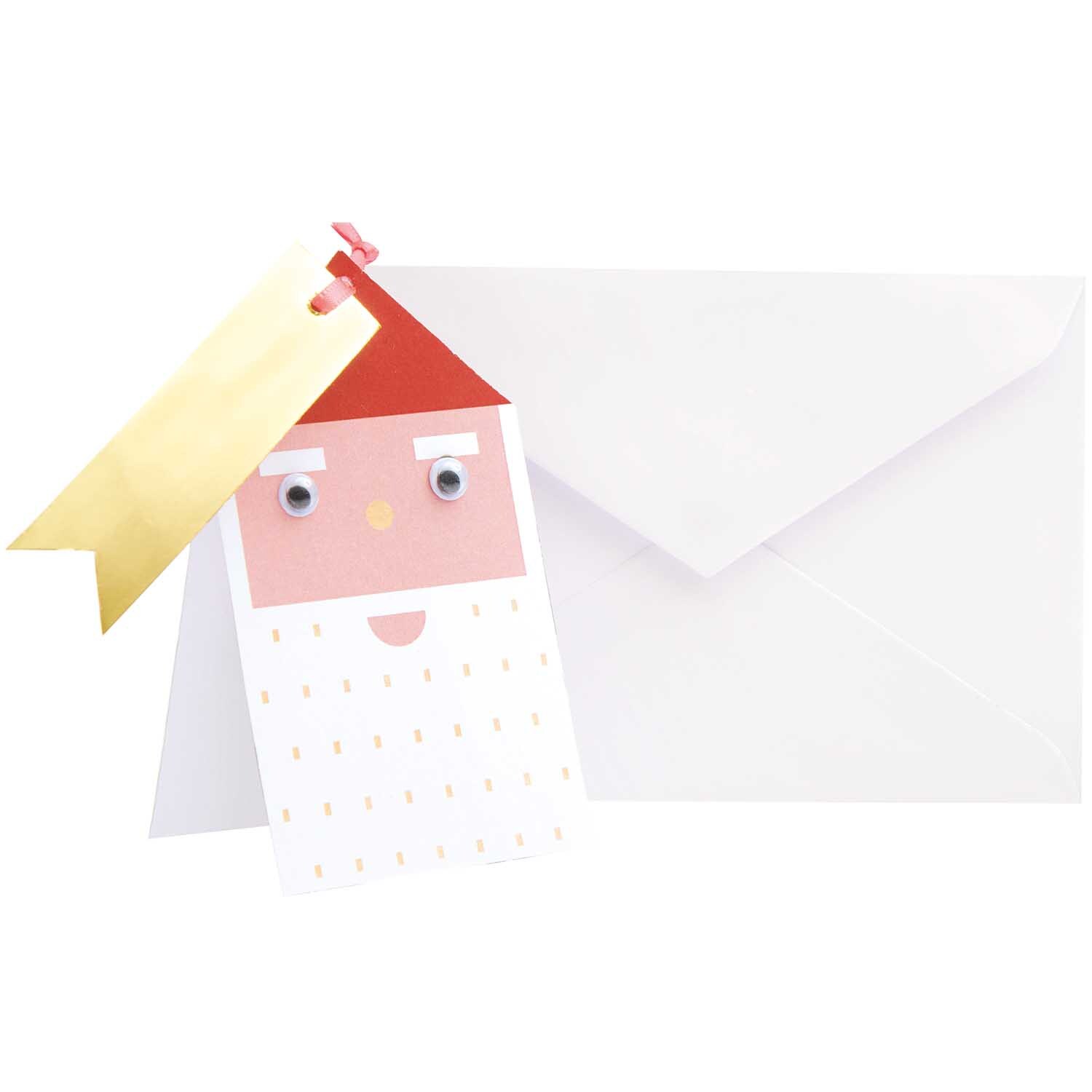 Paper Poetry Karte mit Wackelaugen Weihnachtsmann A7/C7 Paper Poetry Karte mit Wackelaugen Weihnachtsmann A7/C7 von Rico Design