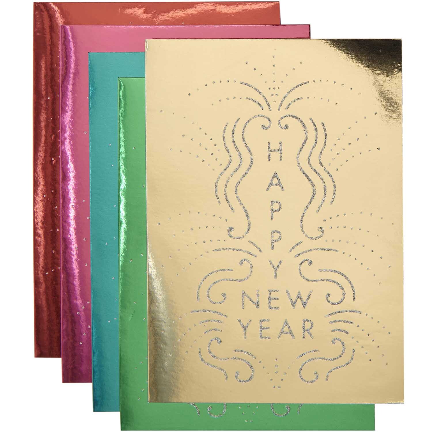 Paper Poetry Kartenset Happy New Year multicolor von Rico Design