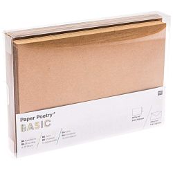 Paper Poetry Kartenset Basic Kraftpapier B6/B6 Paper Poetry Kartenset Basic Kraftpapier B6/B6 von Rico Design