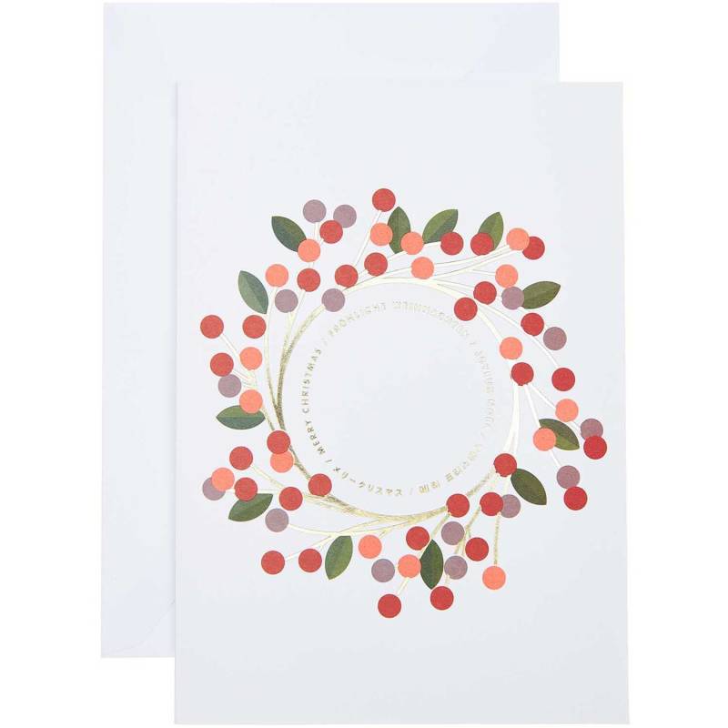 Paper Poetry Kartenset Kranz A5 Paper Poetry Kartenset Kranz A5 von Rico Design