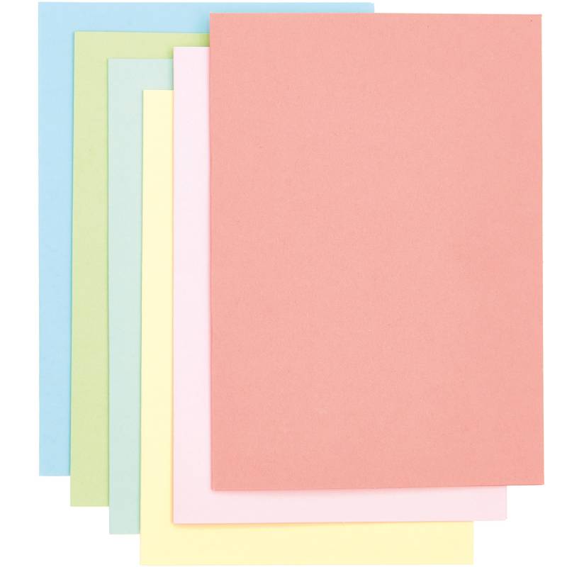 Paper Poetry Kartenset Rainbow pastell B6 von Rico Design