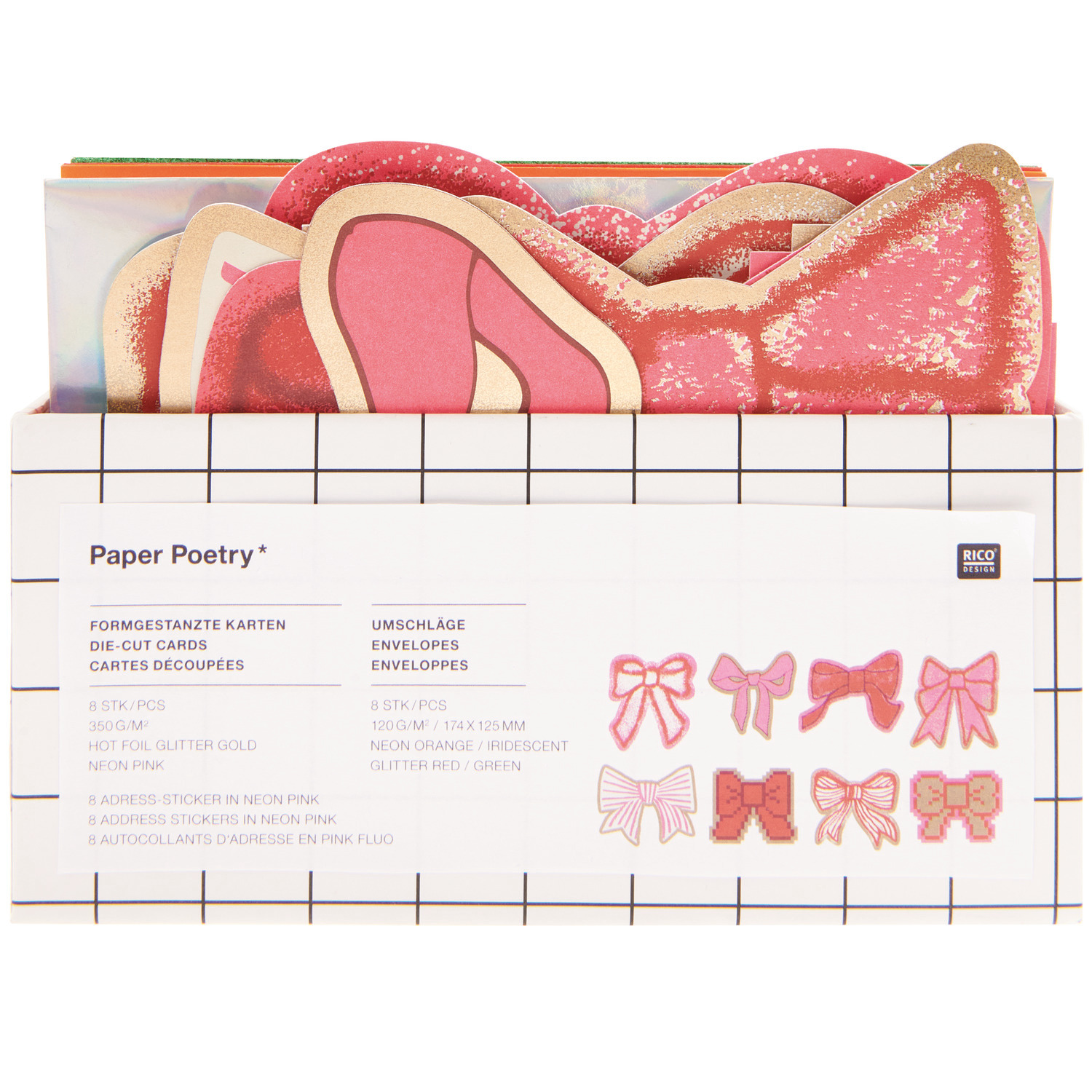 Paper Poetry Kartenset Schleifen Paper Poetry Kartenset Schleifen von Rico Design