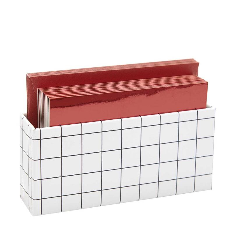 Paper Poetry Kartenset Spiegelkarton rot A7/C7 von Rico Design