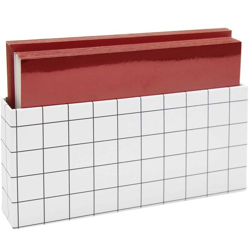 Paper Poetry Kartenset Spiegelkarton rot B6 von Rico Design