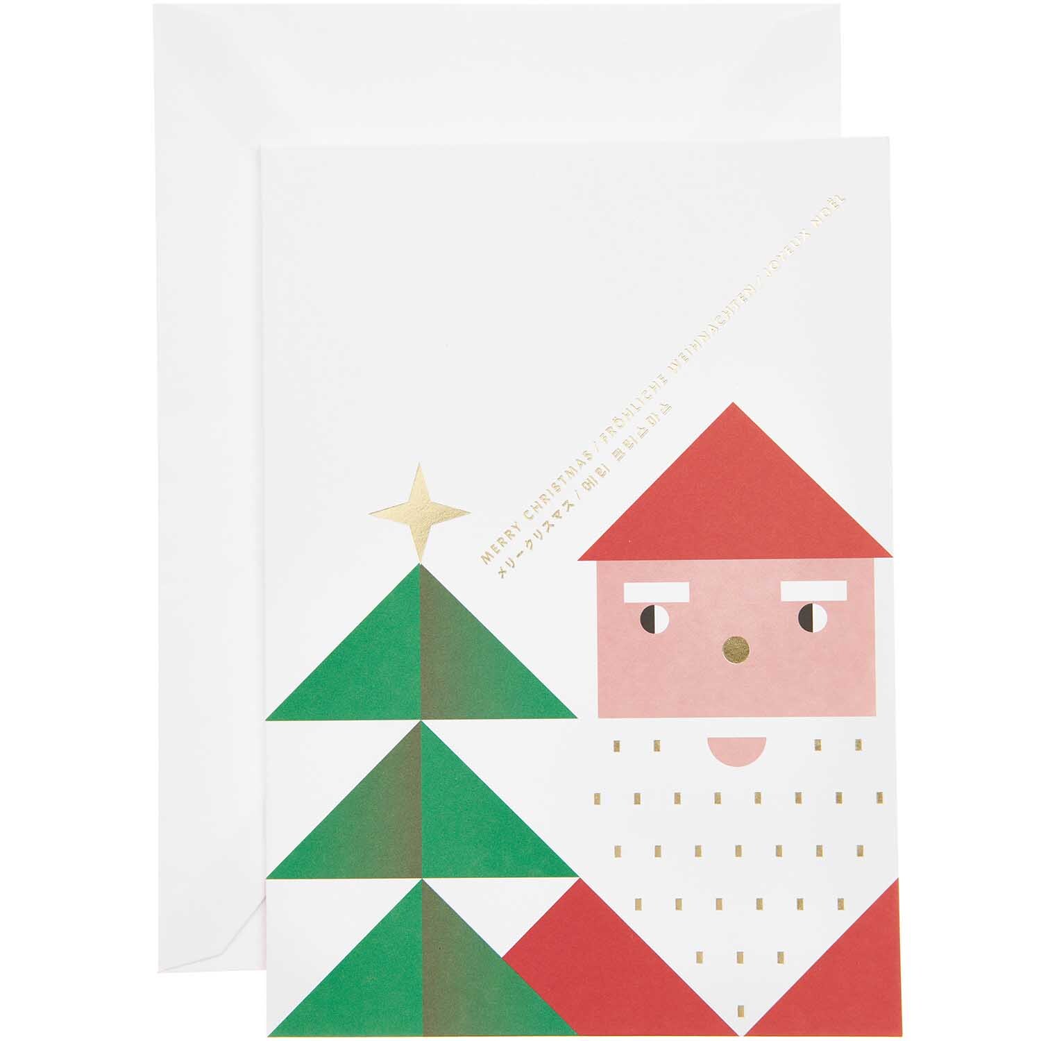 Paper Poetry Kartenset Weihnachtsmann A5 weiß Paper Poetry Kartenset Weihnachtsmann A5 weiß von Rico Design