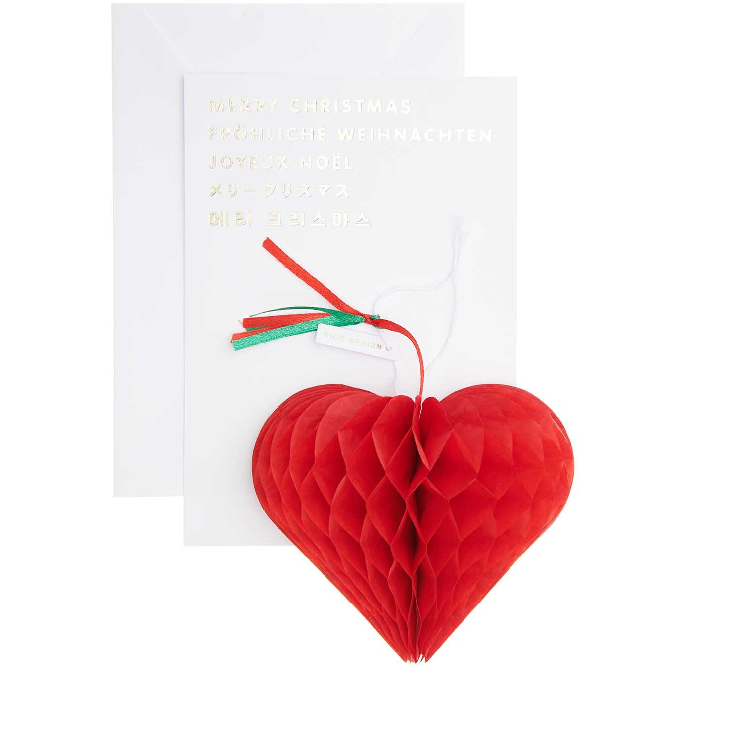 Paper Poetry Kartenset mit Pop-Up Anhänger Herz B6 Paper Poetry Kartenset mit Pop-Up Anhänger Herz B6 von Rico Design