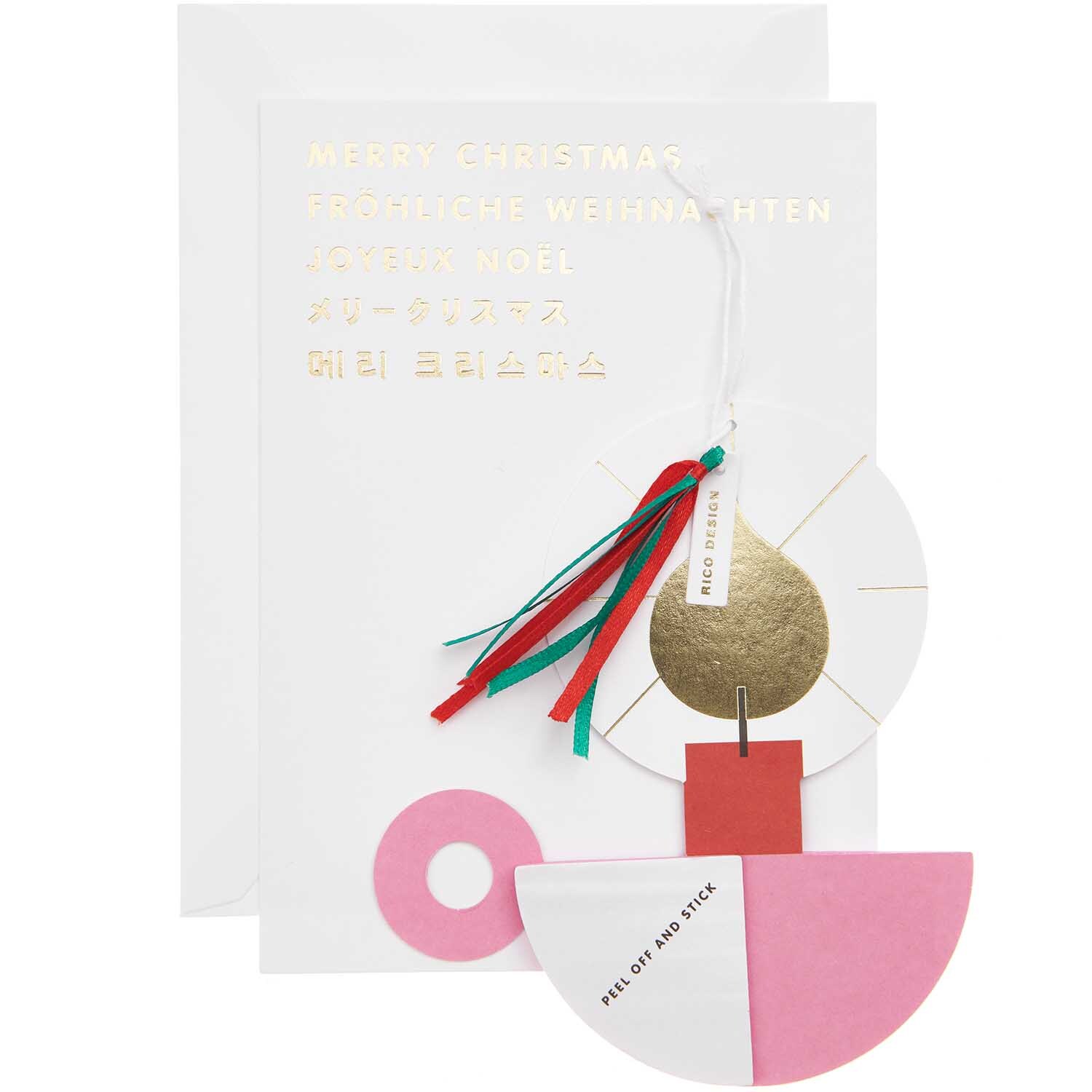 Rico Design Paper Poetry Kartenset mit Pop-Up Anhänger Kerze B6 von Rico Design