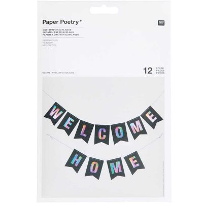Paper Poetry Kratzpapier Girlande 12 Wimpel mit Holzkratzer Paper Poetry Kratzpapier Girlande 12 Wimpel mit Holzkratzer von Rico Design