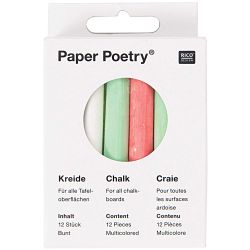 Paper Poetry Kreide mehrfarbig 12 Stück Paper Poetry Kreide mehrfarbig 12 Stück von Rico Design