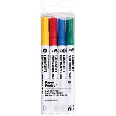 Paper Poetry Lackmarkerset mehrfarbig 1,2mm von Rico Design