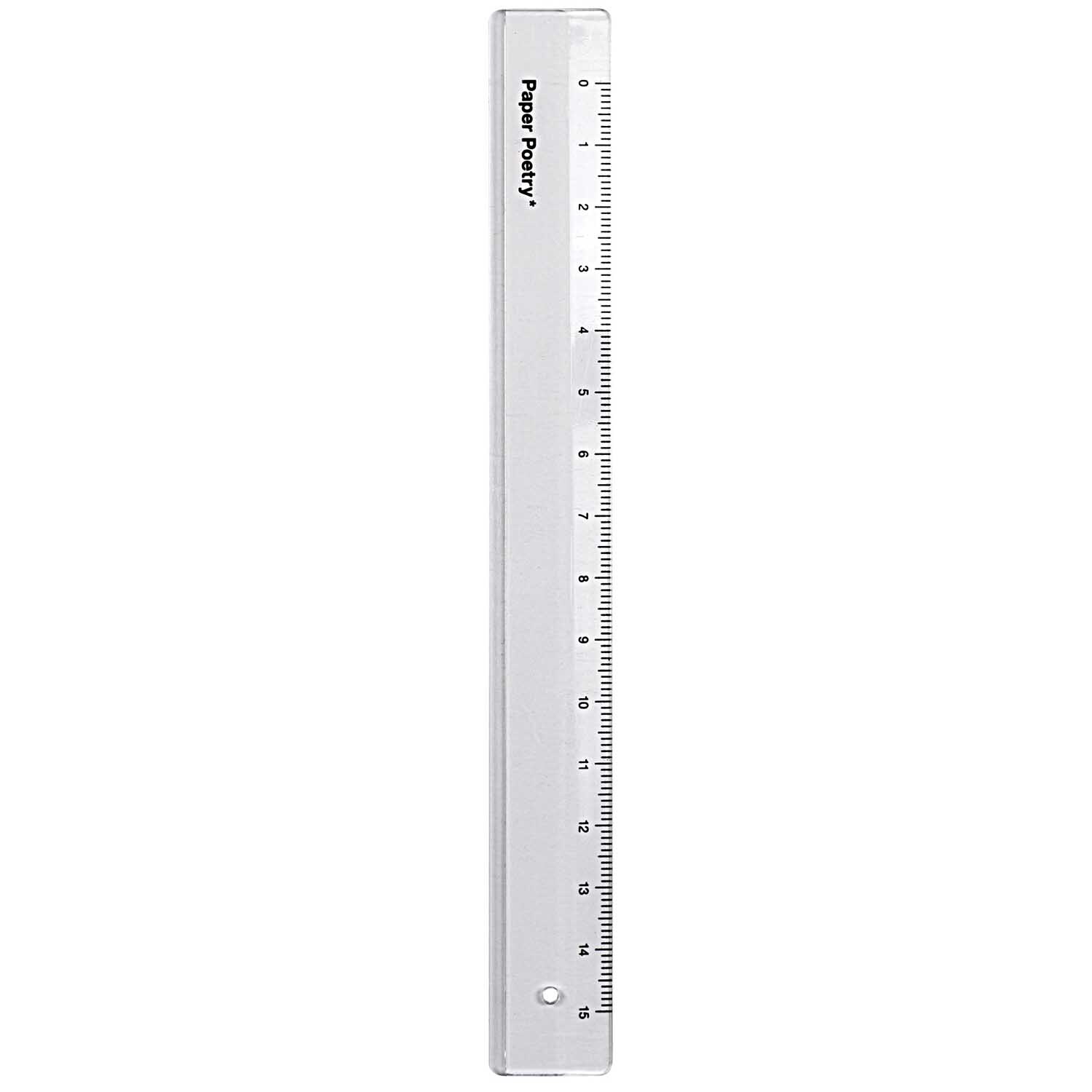 Paper Poetry Lineal Kunststoff schmal 15cm Paper Poetry Lineal Kunststoff schmal 15cm von Rico Design
