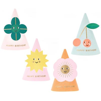 Paper Poetry Mini Partyhüte Happy Birthday 12cm von Rico Design