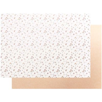 Paper Poetry Motivkarton Blumen puder-gold 50x70cm Paper Poetry Motivkarton Blumen puder-gold 50x70cm von Rico Design